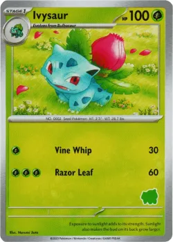 Ivysaur 「FBB No. 004」「EN」